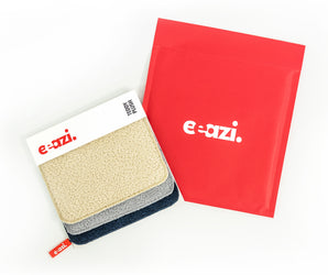 EEAZI Kanapé Szövetminta - Szürke, Bézs, Kék